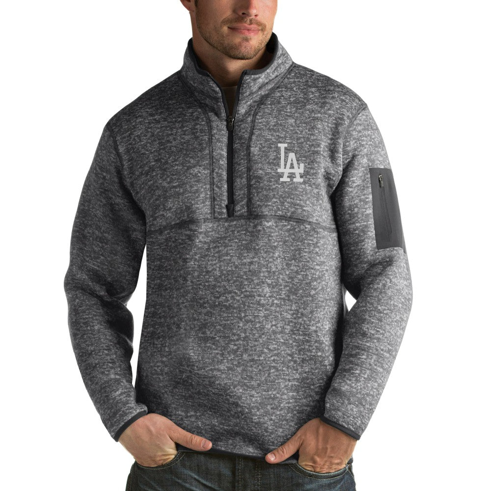 Los Angeles Dodgers Antigua Fortune Half-Zip Sweater - MLB