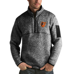 Baltimore Orioles Antigua Fortune Half-Zip Sweater - MLB