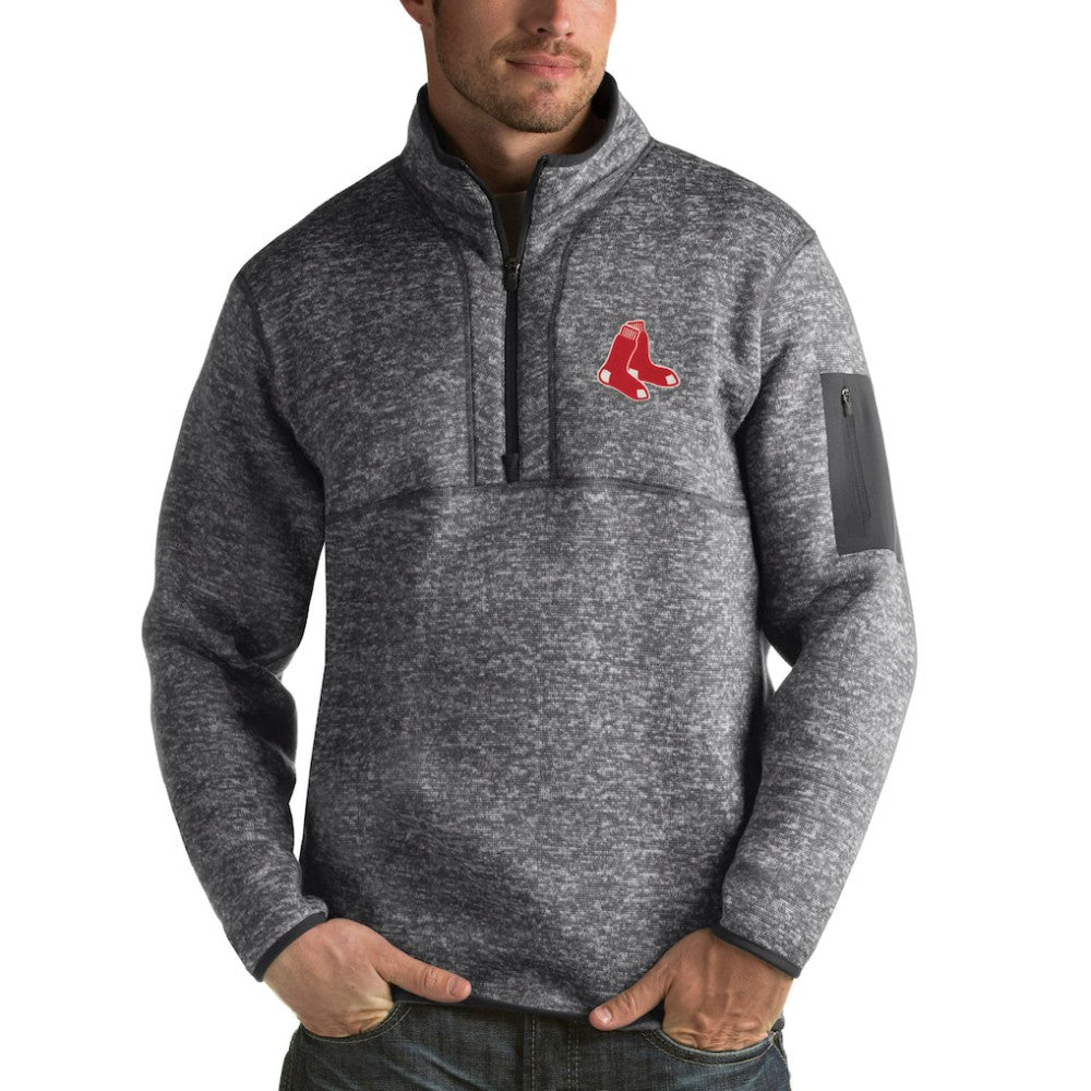 Boston Red Sox Antigua Fortune Half-Zip Sweater - MLB