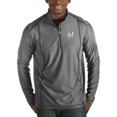 Milwaukee Brewers Antigua Tempo Half-Zip Pullover Jacket - MLB Jackets