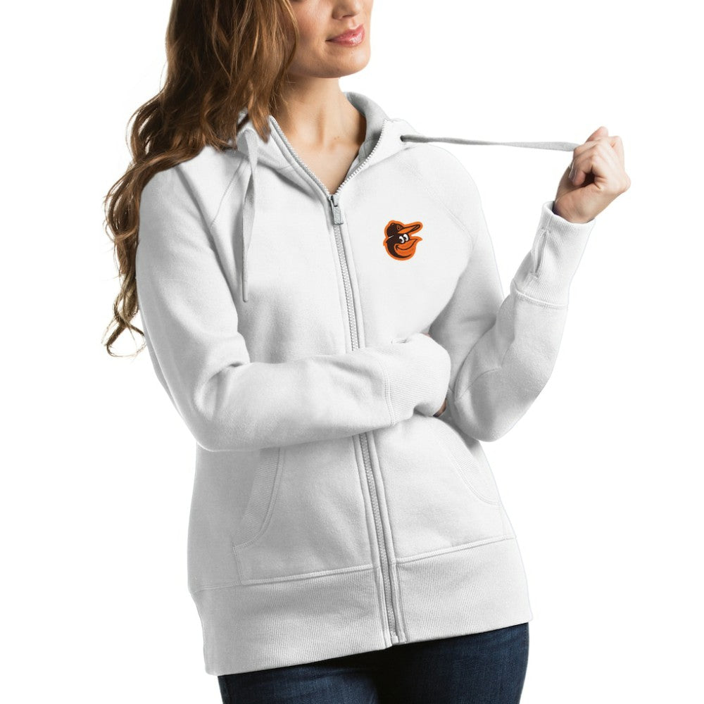 Baltimore Orioles Antigua Women's Victory Full-Zip Hoodie - MLB Hoodies