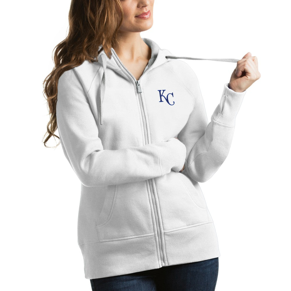 Kansas City Royals Antigua Women's Victory Full-Zip Hoodie - MLB Hoodies
