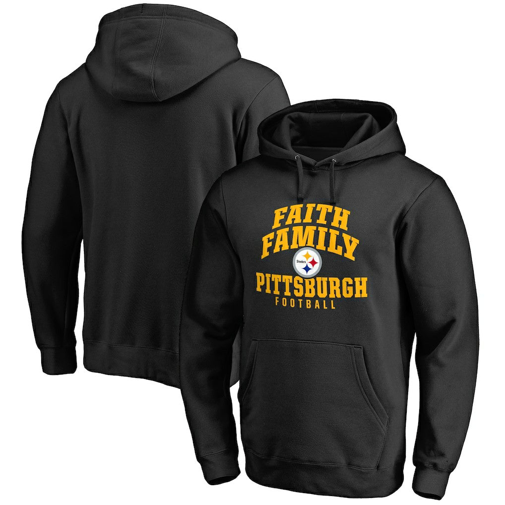 Pittsburgh Steelers Faith Family Pullover Hoodie | NFL Hot