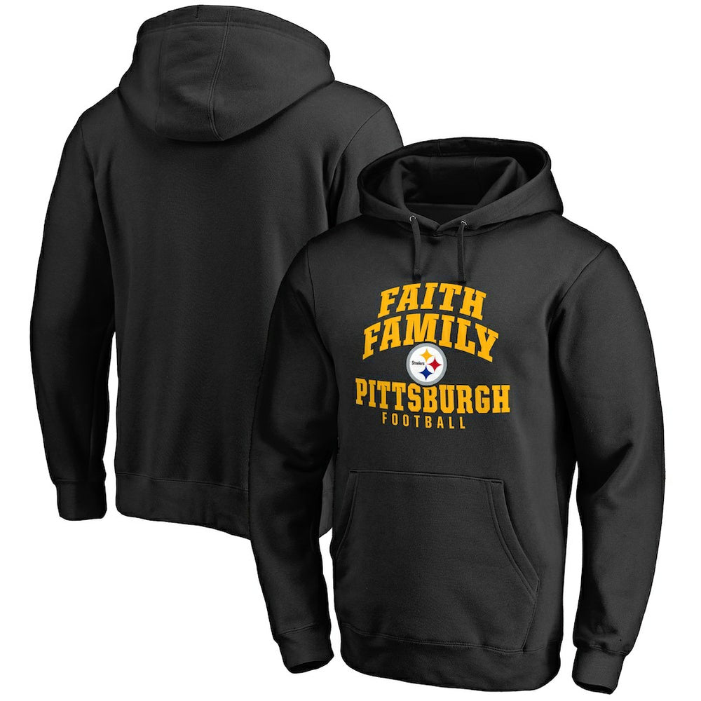 Pittsburgh Steelers Faith Family Pullover Hoodie | NFL Hot