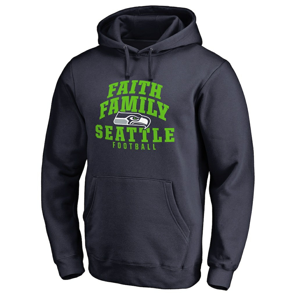 Seattle Seahawks Faith Family Pullover Hoodie | NFL Hot