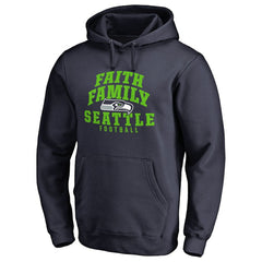Seattle Seahawks Faith Family Pullover Hoodie | NFL Hot