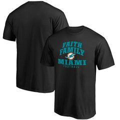 Miami Dolphins Faith Family T-Shirt | NFL Outlet