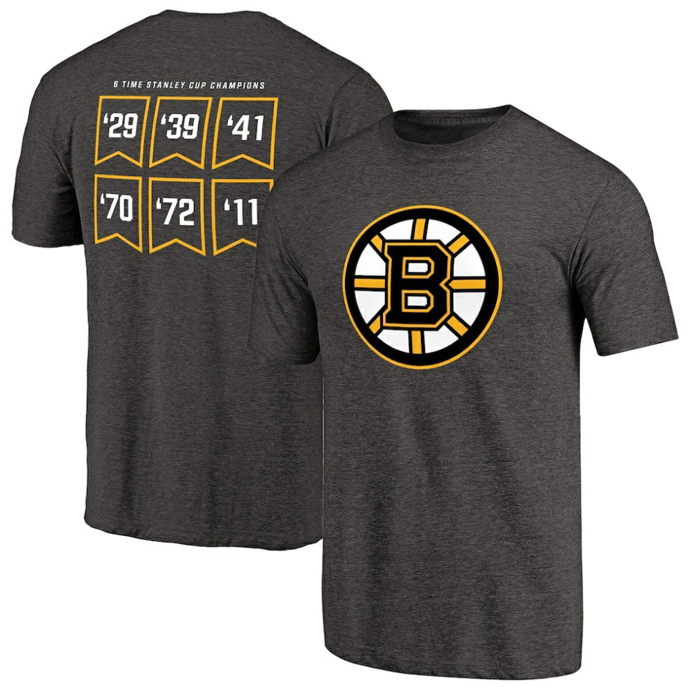 Boston Bruins Raise the Banner Tri-Blend T-Shirt -  NHL T-shirts