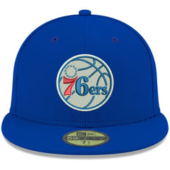 Royal Philadelphia 76ers Team Color 59FIFTY Fitted Hat | NBA