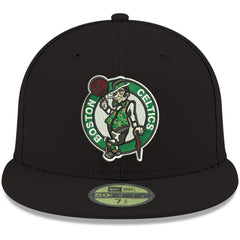 Black Boston Celtics Team Color 59FIFTY Fitted Hat | NBA