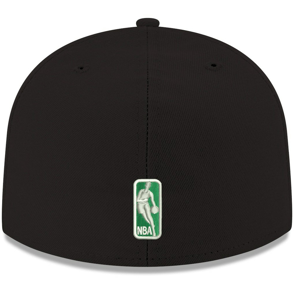 Black Boston Celtics Team Color 59FIFTY Fitted Hat | NBA