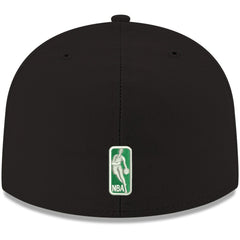 Black Boston Celtics Team Color 59FIFTY Fitted Hat | NBA