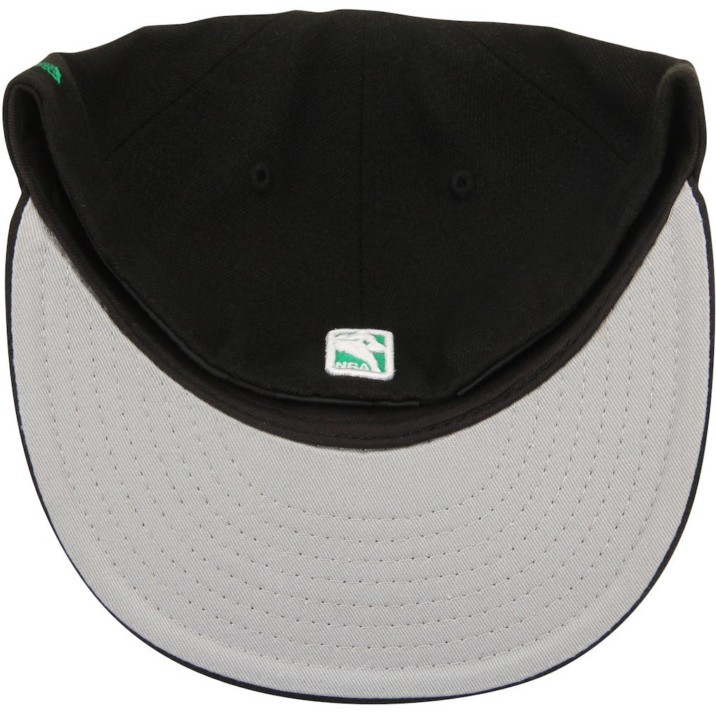 Black Boston Celtics Team Color 59FIFTY Fitted Hat | NBA