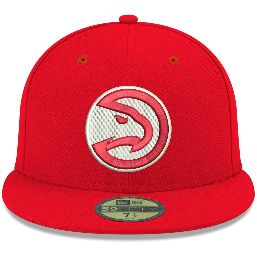 Red Atlanta Hawks Team Color 59FIFTY Fitted Hat | NBA