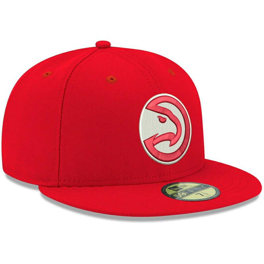 Red Atlanta Hawks Team Color 59FIFTY Fitted Hat | NBA