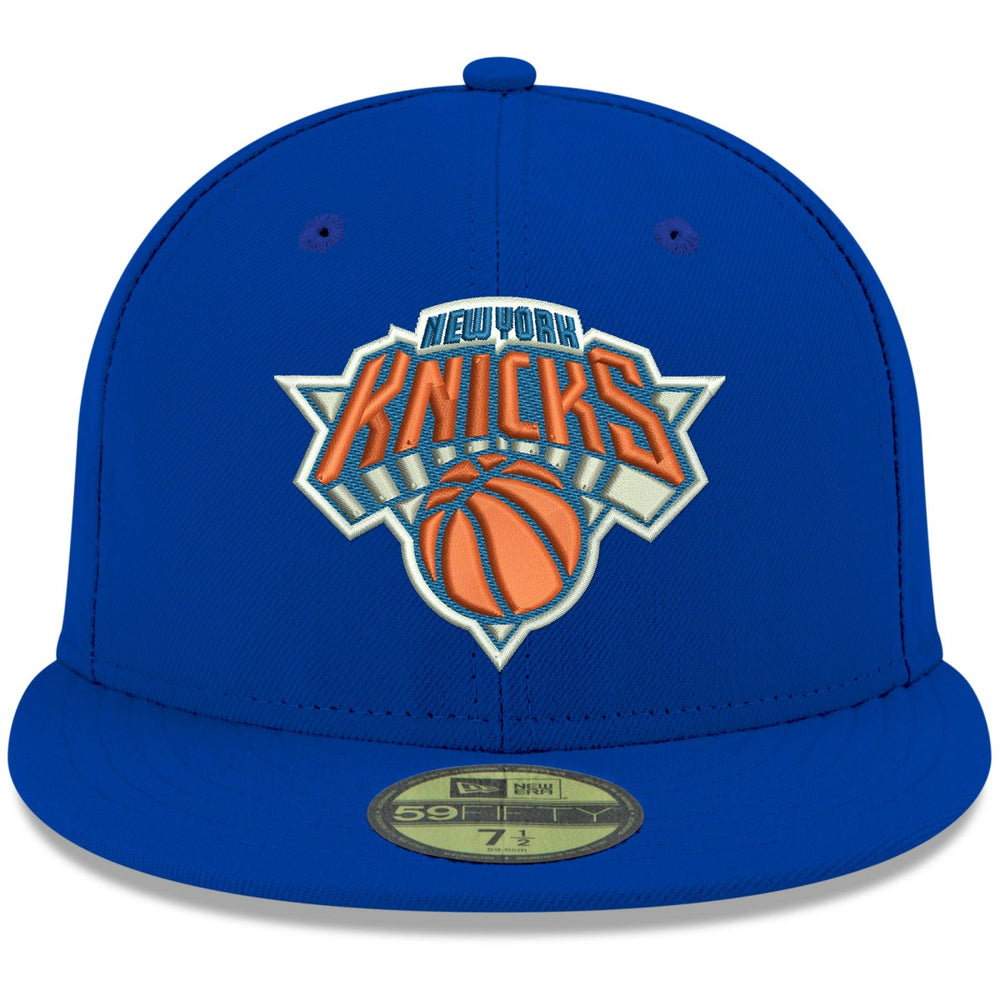 Royal New York Knicks Team Color 59FIFTY Fitted Hat | NBA