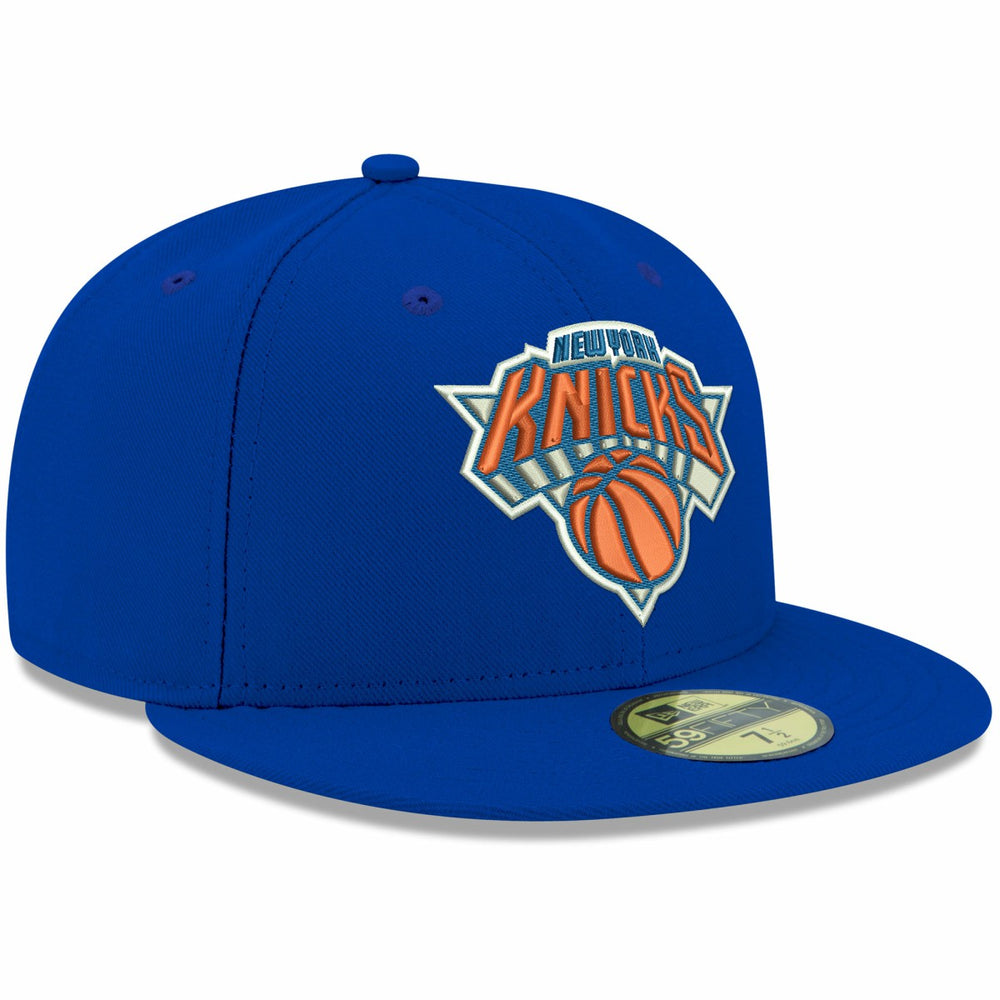 Royal New York Knicks Team Color 59FIFTY Fitted Hat | NBA