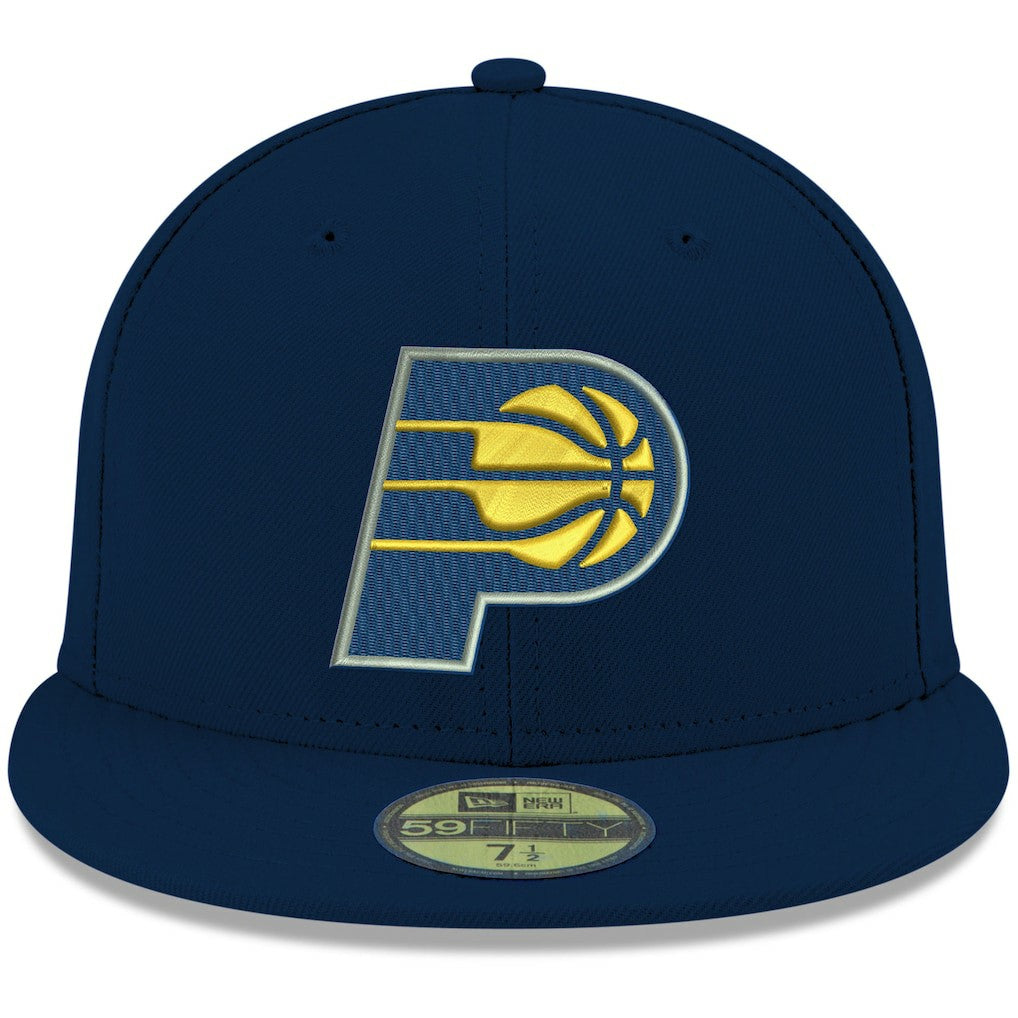 Navy Indiana Pacers Team Color 59FIFTY Fitted Hat | NBA