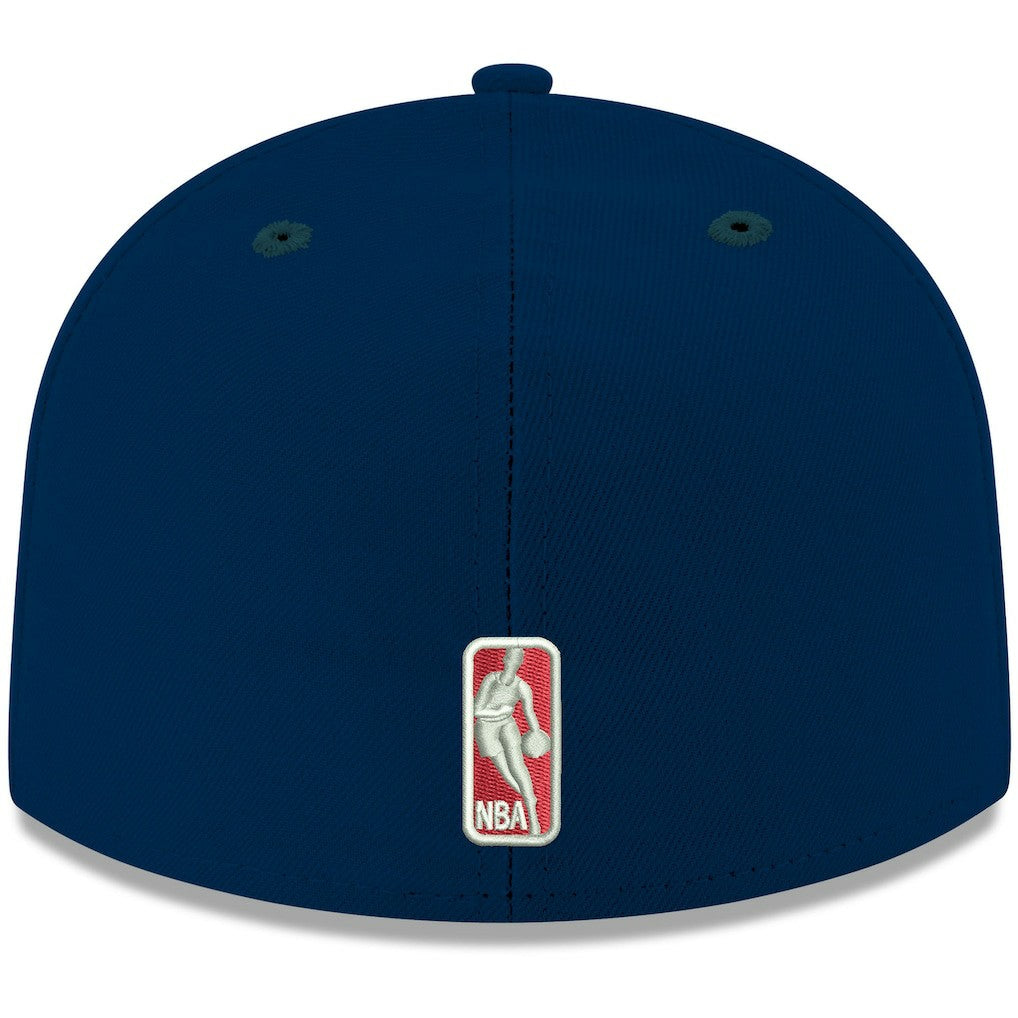 Navy New Orleans Pelicans Team Color 59FIFTY Fitted Hat | NBA
