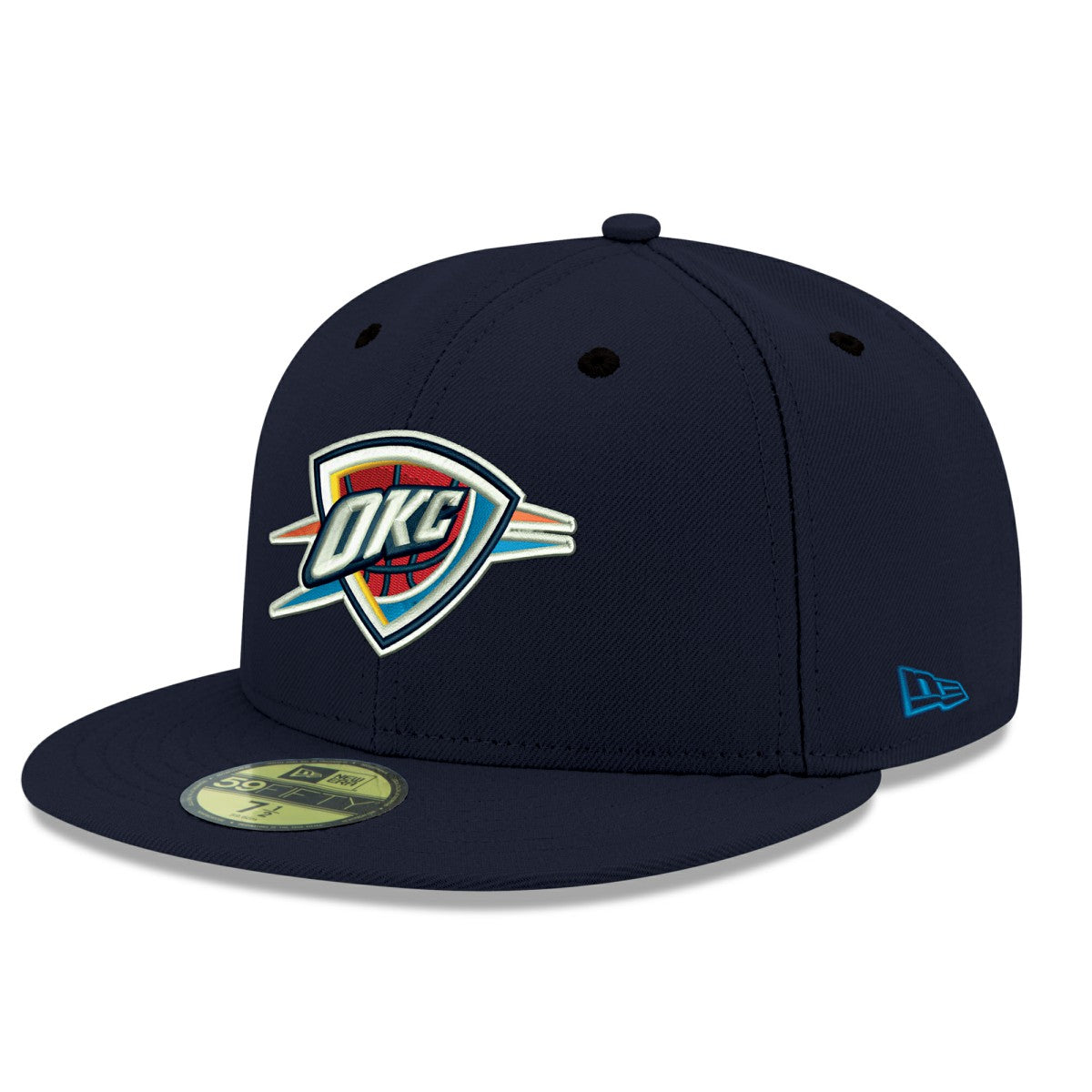 Navy Oklahoma City Thunder Team Color 59FIFTY Fitted Hat | NBA
