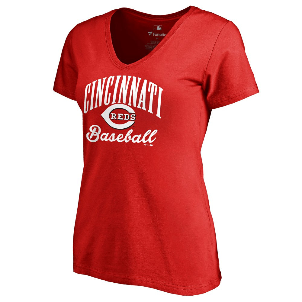 Cincinnati Reds Women's Victory Script T-Shirt - MLB T-shirts