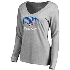Toronto Blue Jays Women's Victory Script Long Sleeve T-Shirt - MLB T-shirts