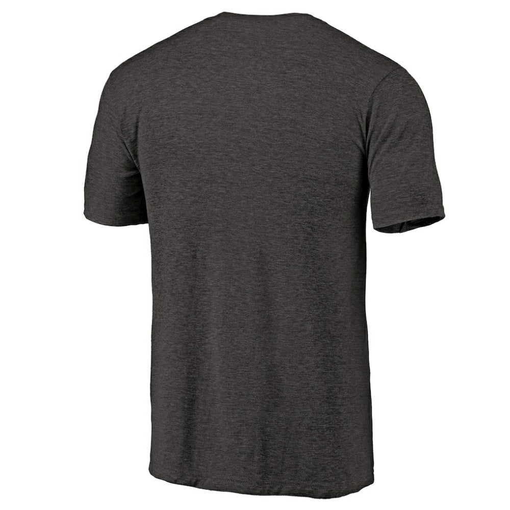 Calgary Flames Distressed Team Primary Logo Tri-Blend T-Shirt -  NHL T-shirts