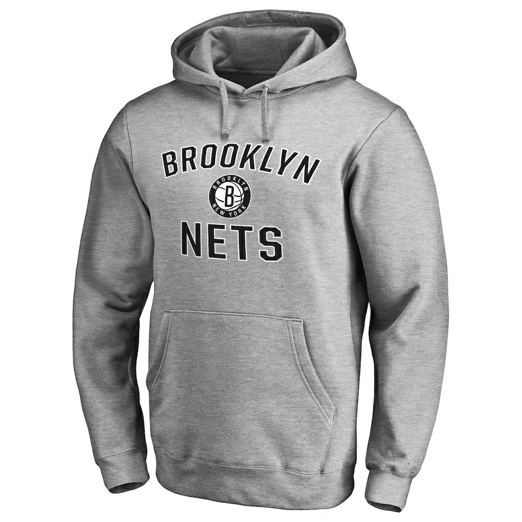 Ash Brooklyn Nets Victory Arch Pullover Hoodie | NBA