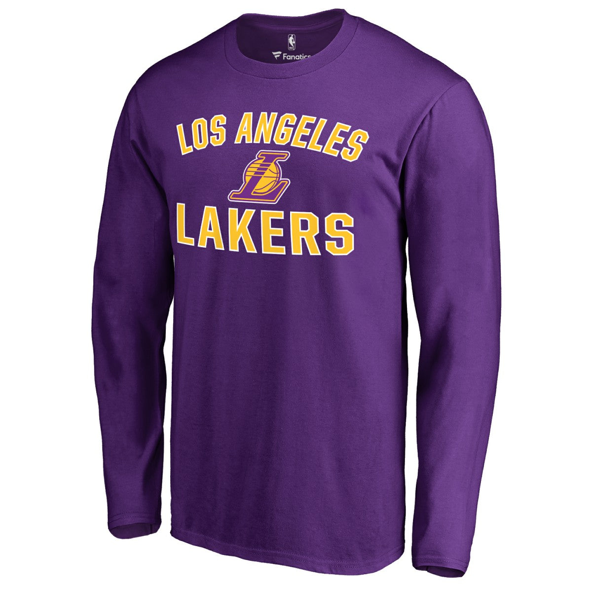 Purple Los Angeles Lakers Victory Arch Long Sleeve T-Shirt | NBA