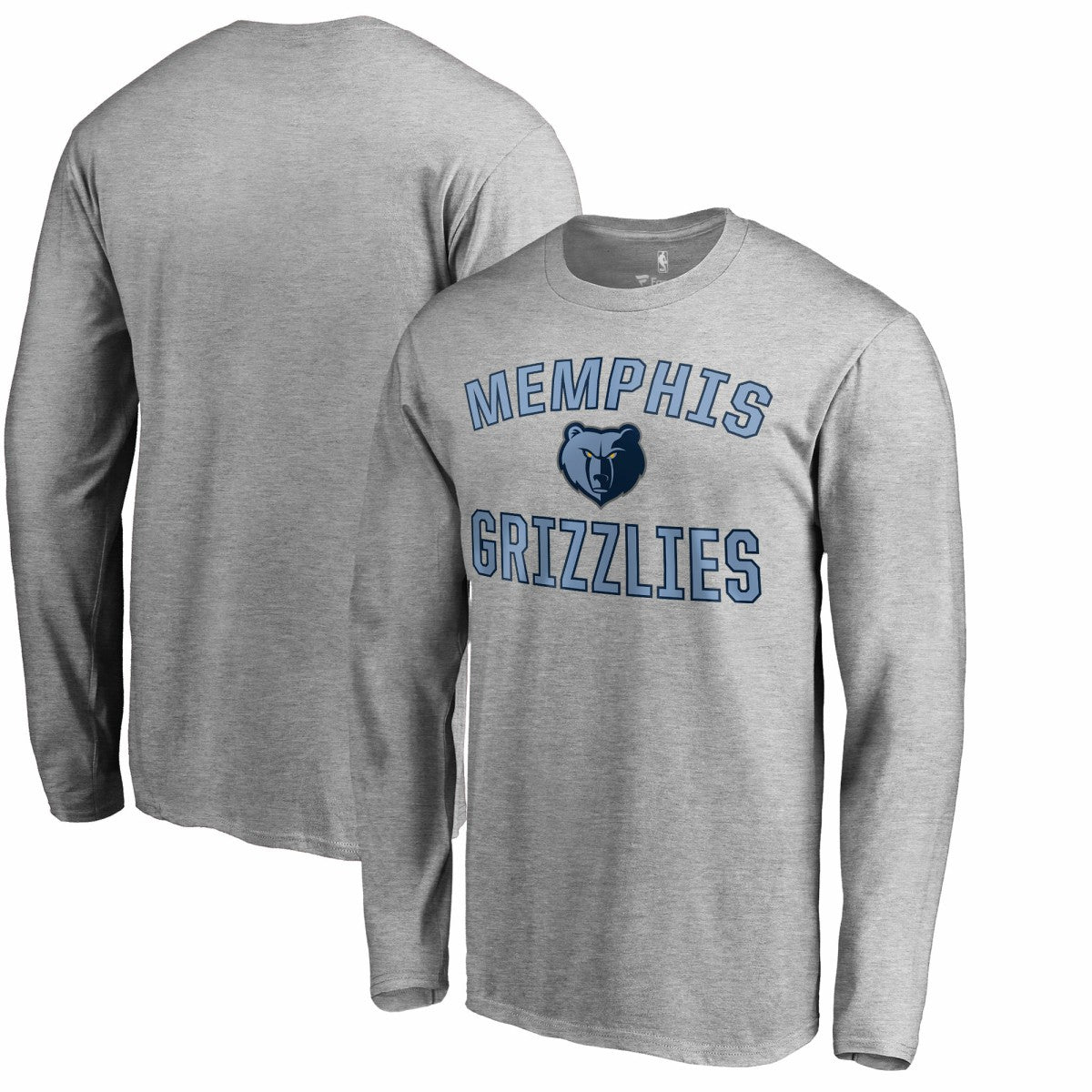 Ash Memphis Grizzlies Victory Arch Long Sleeve T-Shirt | NBA