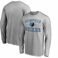 Ash Memphis Grizzlies Victory Arch Long Sleeve T-Shirt | NBA