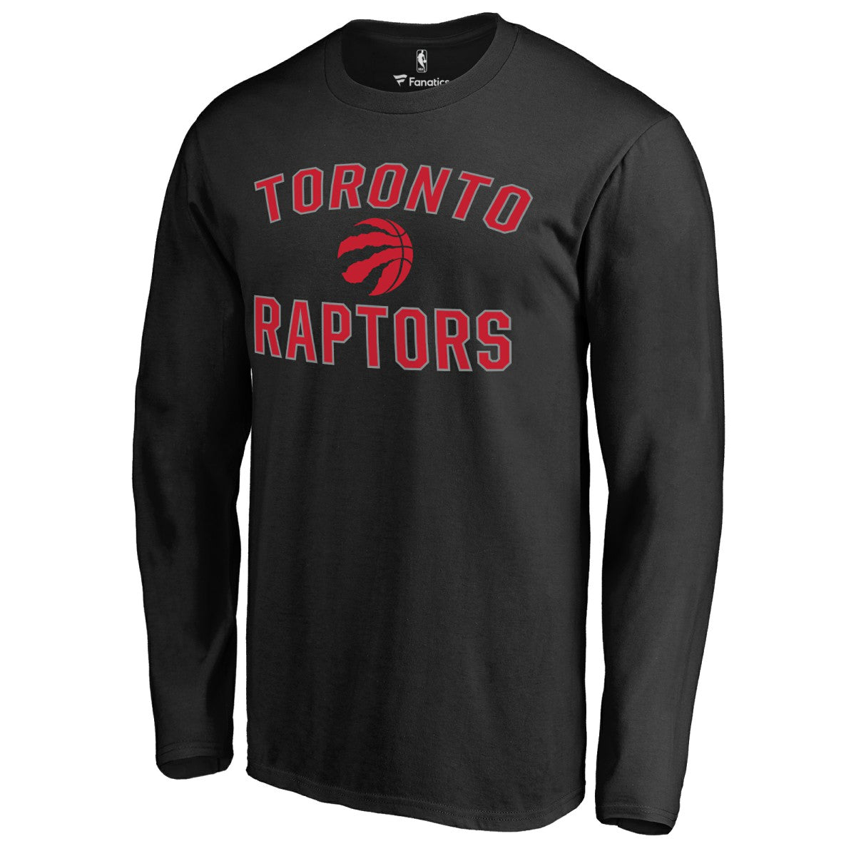 Black Toronto Raptors Victory Arch Long Sleeve T-Shirt | NBA