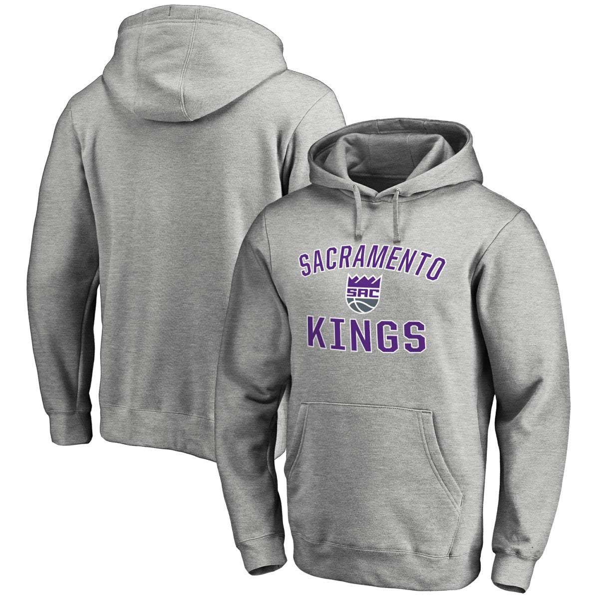 Ash Sacramento Kings Victory Arch Pullover Hoodie | NBA