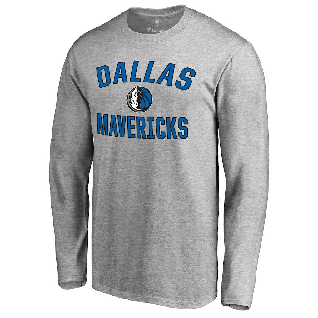 Ash Dallas Mavericks Victory Arch Long Sleeve T-Shirt sale | NBA