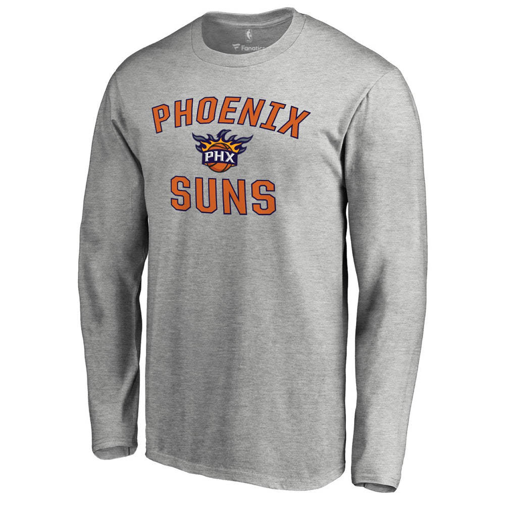Ash Phoenix Suns Victory Arch Long Sleeve T-Shirt | NBA
