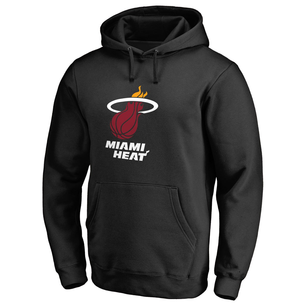 Black Miami Heat Primary Logo Pullover Hoodie | NBA