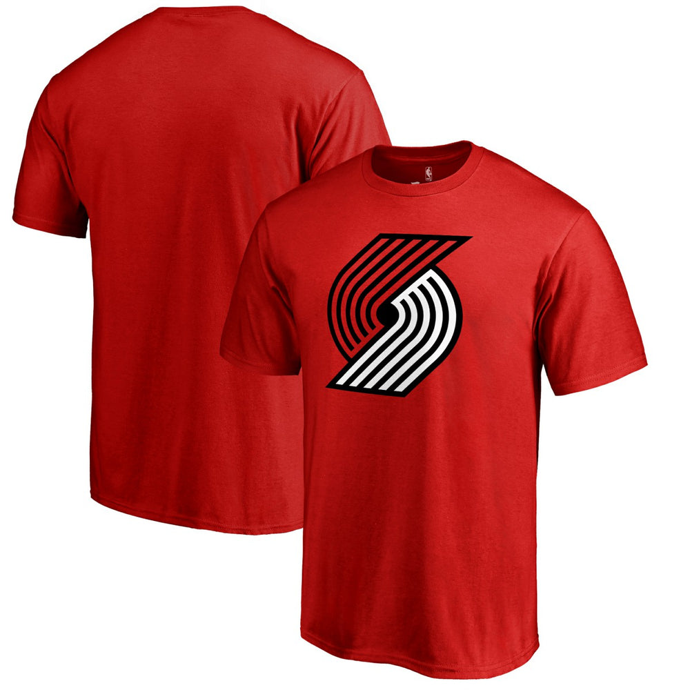 Red Portland Trail Blazers Primary Logo T-Shirt | NBA