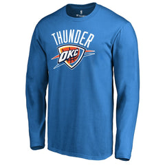 Blue Oklahoma City Thunder Primary Logo Long Sleeve T-Shirt | NBA