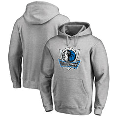 Heather Gray Dallas Mavericks Primary Logo Pullover Hoodie sale | NBA