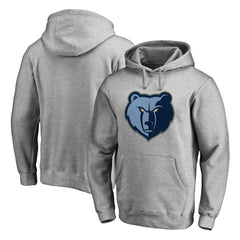 Heathered Gray Memphis Grizzlies Primary Logo II Pullover Hoodie | NBA