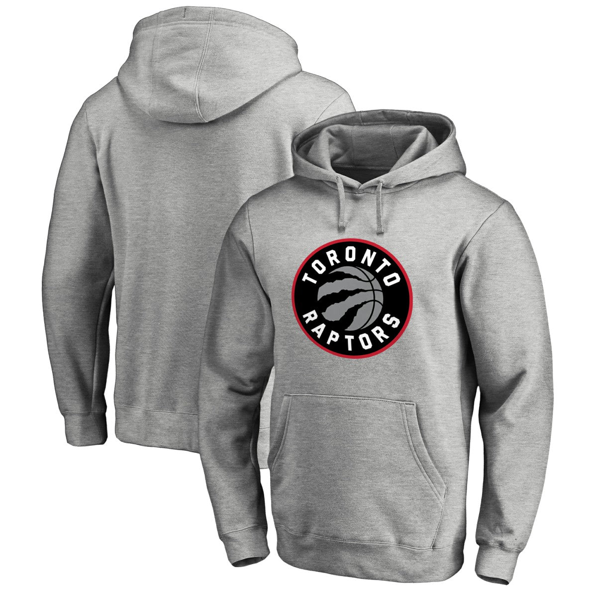 Heather Gray Toronto Raptors Primary Logo Pullover Hoodie | NBA