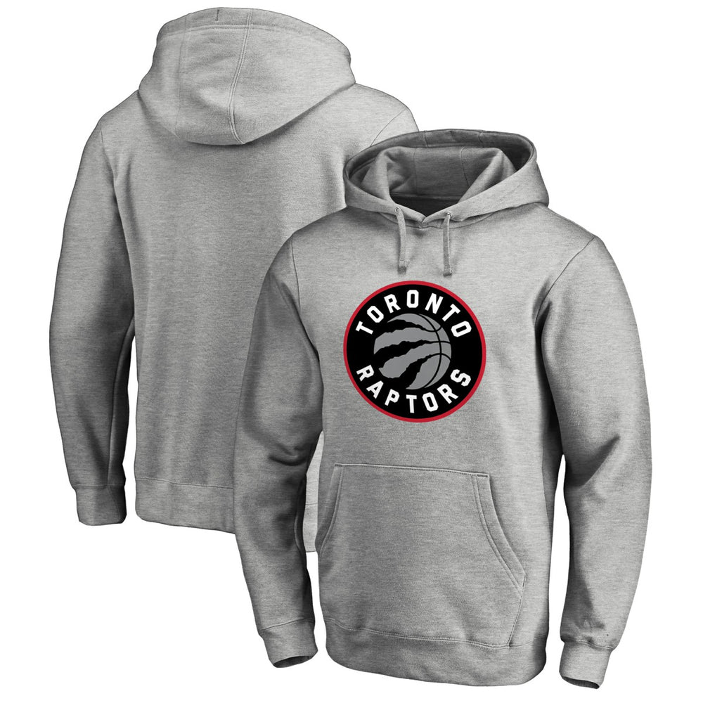 Heather Gray Toronto Raptors Primary Logo Pullover Hoodie | NBA