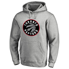 Heather Gray Toronto Raptors Primary Logo Pullover Hoodie | NBA