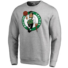 Heathered Gray Boston Celtics Primary Logo Sweatshirt | NBA