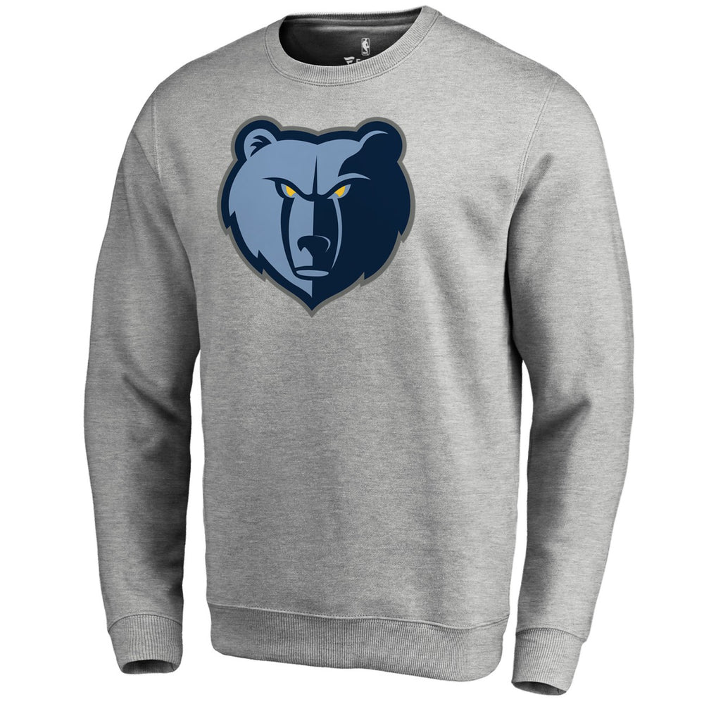 Heathered Gray Memphis Grizzlies Primary Logo Sweatshirt | NBA