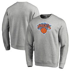 Heathered Gray New York Knicks Primary Logo Sweatshirt | NBA