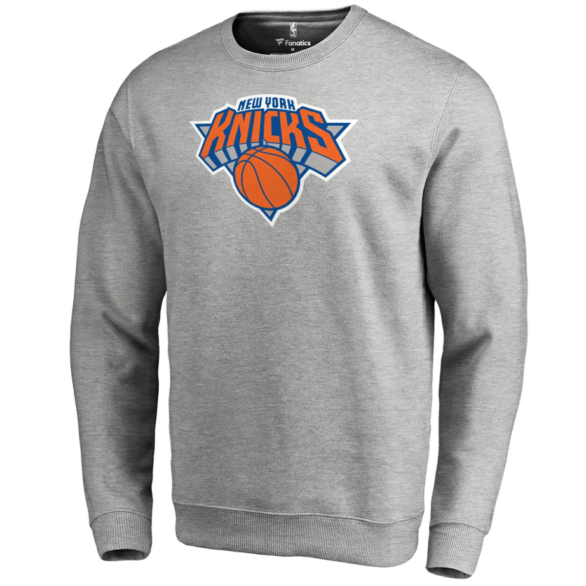 Heathered Gray New York Knicks Primary Logo Sweatshirt | NBA