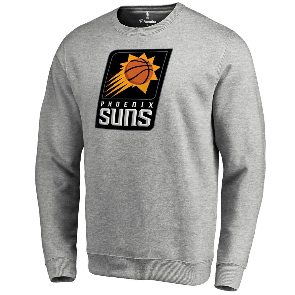 Heathered Gray Phoenix Suns Primary Logo Sweatshirt | NBA