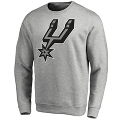 Heathered Gray San Antonio Spurs Primary Logo Sweatshirt | NBA