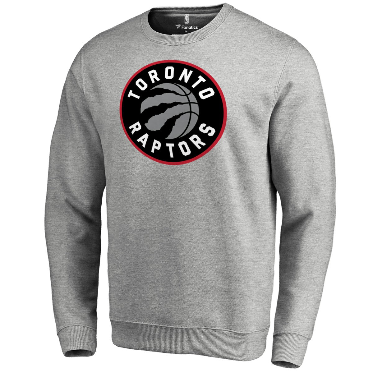 Heathered Gray Toronto Raptors Primary Logo Sweatshirt | NBA